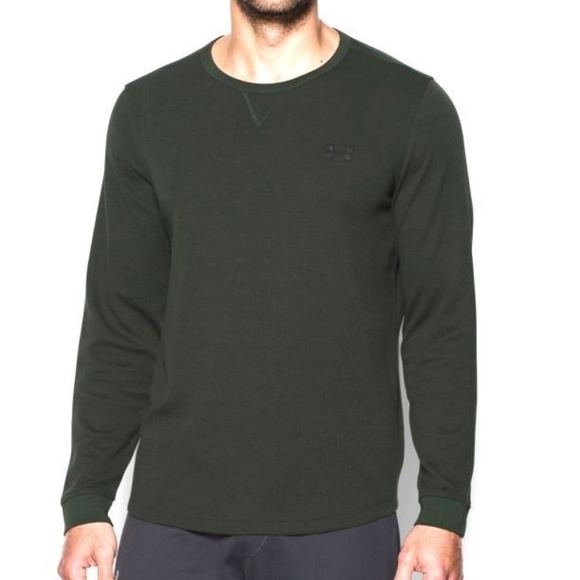 under armour waffle crew shirt
